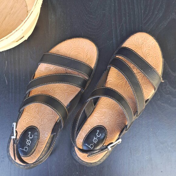 BOC Faux Leather Sandals - Picture 3 of 8